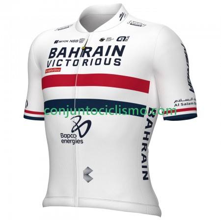 Maillot mangas cortas Team Bahrain Victorious 2024 N001